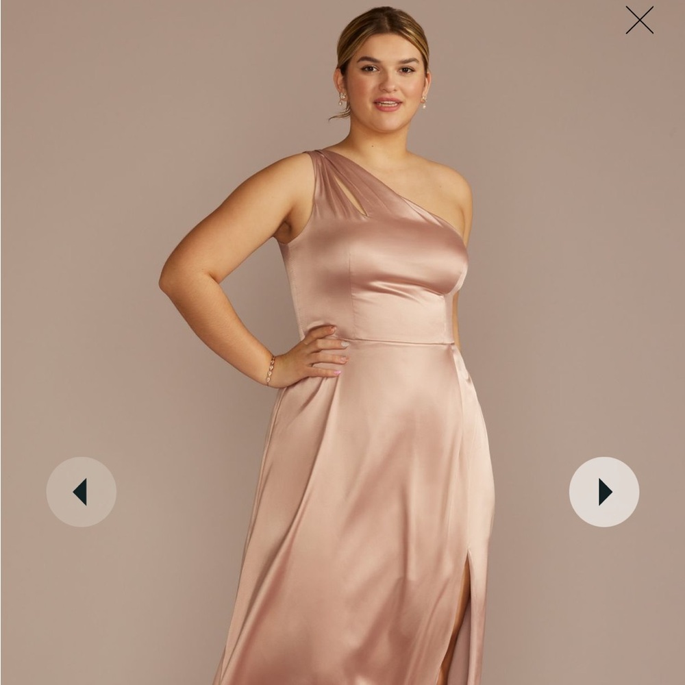 David’s Bridal 1 shoulder dress
